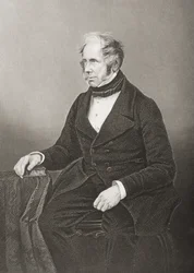 Henry John Temple (1784-1865) 3er Vizconde Palmerston, grabado por D.J. Pound de una fotografía, de 